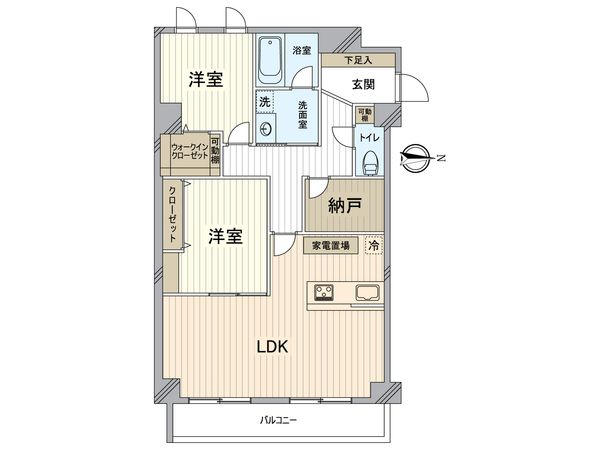 ルミエール二条 間取図(平面図) ルミエール二条 間取図(平面図)