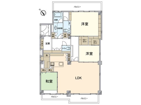 ヒューマンズ・ウェル京都 間取図(平面図) ヒューマンズ・ウェル京都 間取図(平面図)