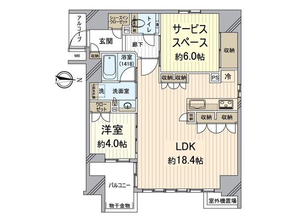 レ・ジェイド京都東洞院 間取図(平面図) レ・ジェイド京都東洞院 間取図(平面図)