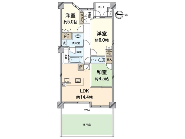 プレミスト京都御所西室町通 間取図(平面図) プレミスト京都御所西室町通 間取図(平面図)