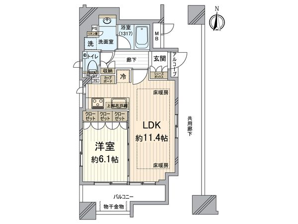 イーグルコート烏丸蛸薬師 間取図(平面図) イーグルコート烏丸蛸薬師 間取図(平面図)