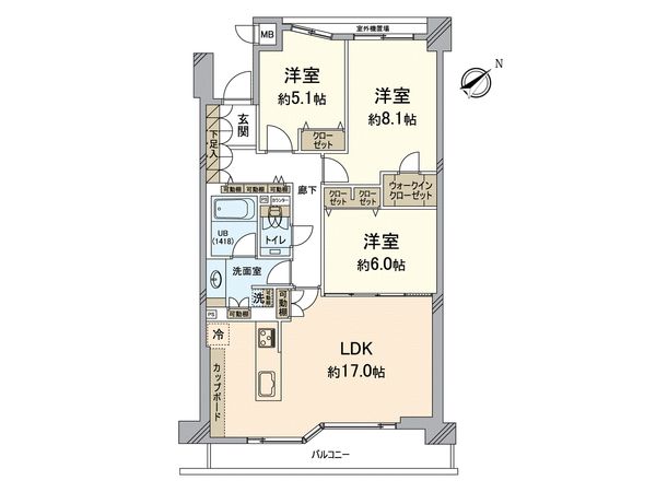 マジェス京都岡崎 間取図(平面図) 間取図(平面図)