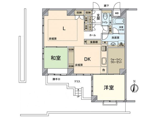 ロワイヤル室町 間取図(平面図) 間取図(平面図)
