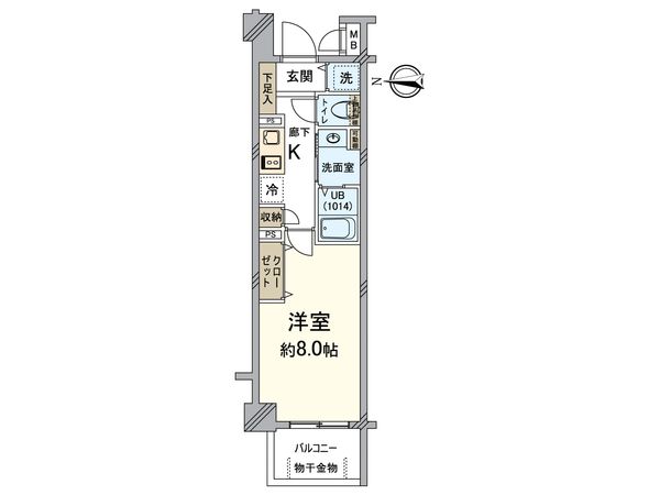 エスリード四条室町 間取図(平面図) 間取図(平面図)