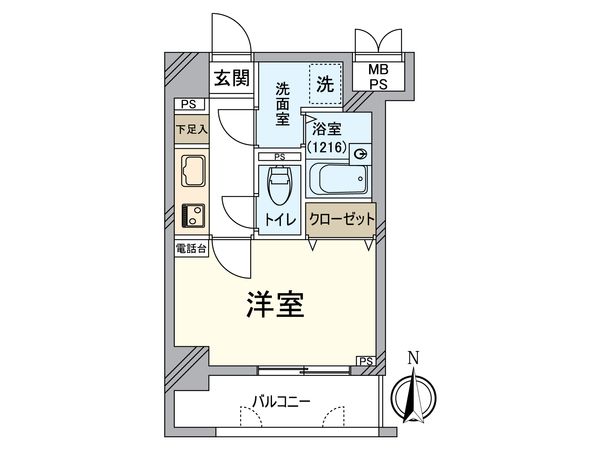 ライオンズマンション京都河原町第3 間取図(平面図)