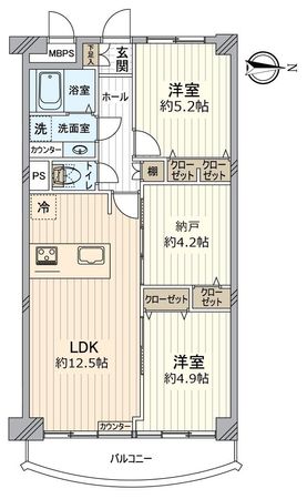 壬生川団地 間取図(平面図) 壬生川団地 間取図(平面図)