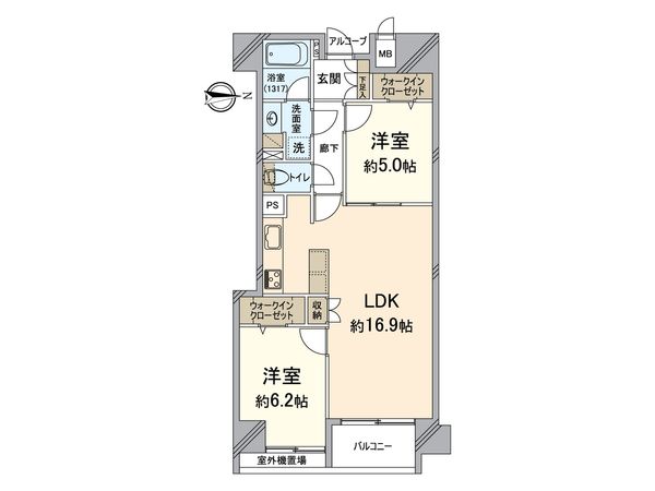 ファヴィエ四条西洞院 間取図(平面図) 間取図(平面図)