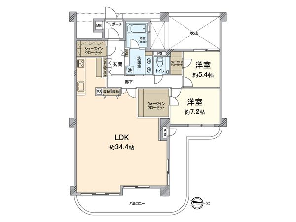 デ・リードヴィンテージ御所西 間取図(平面図) デ・リードヴィンテージ御所西 間取図(平面図)