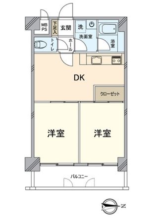ライオンズマンション堀川 間取図(平面図)