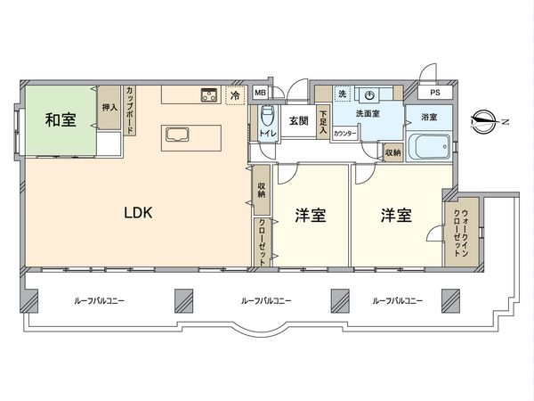 フォルム二条城東 間取図(平面図) フォルム二条城東 間取図(平面図)