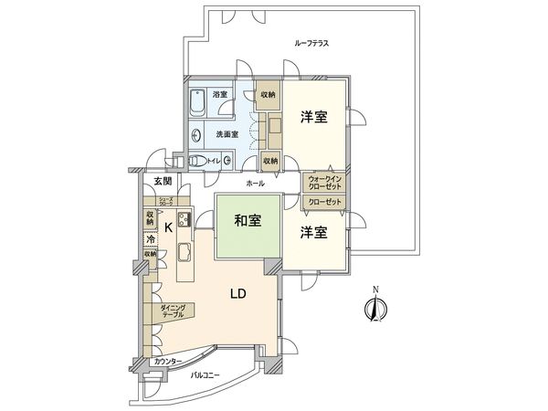 デ・リード清水坂 間取図(平面図) 間取図(平面図)