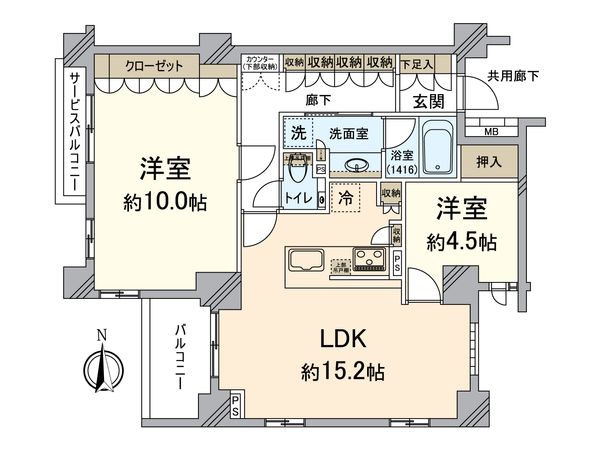クレヴィア京都御所西 間取図(平面図) クレヴィア京都御所西 間取図(平面図)