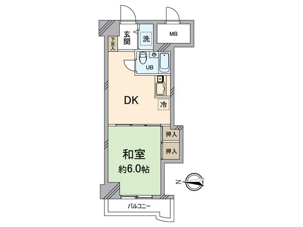 コスモST河原町 間取図(平面図)