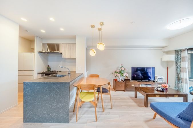 パークホームズ御所南水月邸 リビング