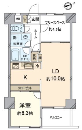 シンフォニー四条河原町 間取図(平面図) 間取図(平面図)