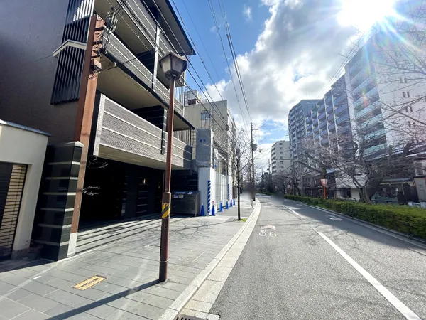 前面道路(南を望む)