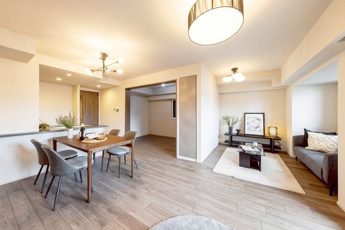 ファインレジデンス烏丸五条 リビング