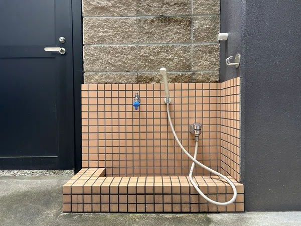 ペット足洗い場