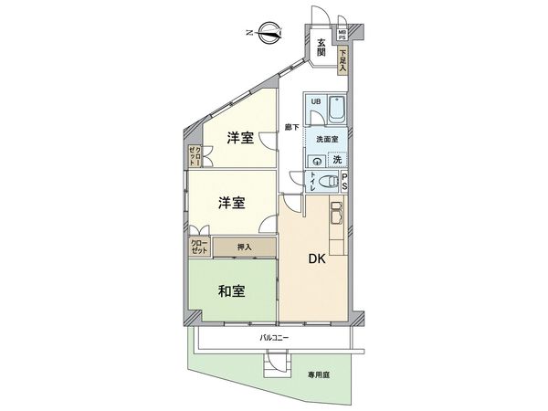 ライオンズマンション高台寺 間取図(平面図)