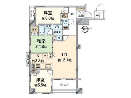 間取図(平面図)