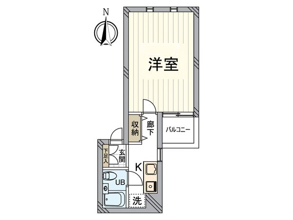 デトムワン烏丸鞍馬口パート2 間取図(平面図)