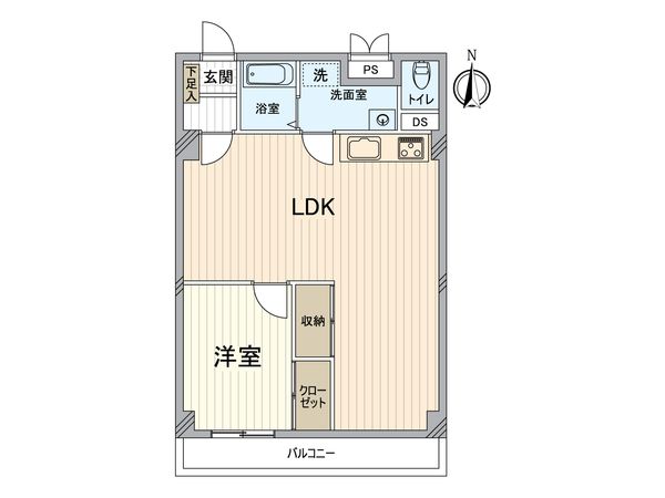 京都二条ハイツ 間取図(平面図)