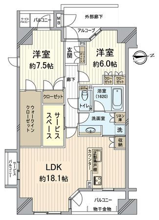 ザ京都レジデンス四条河原町 間取図(平面図) ザ京都レジデンス四条河原町 間取図(平面図)