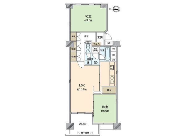 サンレジデンス錦綾東堀川 間取図(平面図) サンレジデンス錦綾東堀川 間取図(平面図)