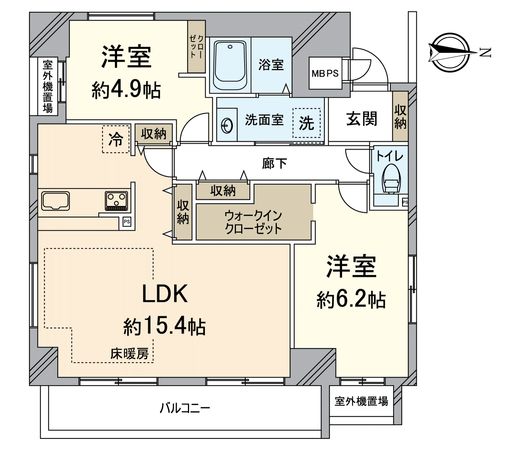 ライオンズマンション東洞院五条 間取図