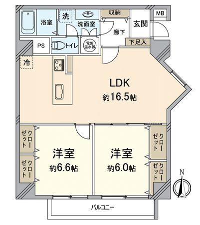 富小路アーバンライフ 間取図(平面図) 富小路アーバンライフ 間取図(平面図)