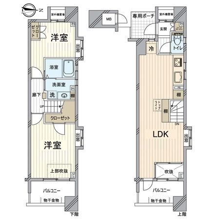 アルス四条室町D-Style 間取図(平面図) アルス四条室町D-Style 間取図(平面図)