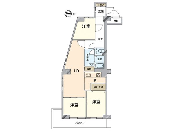 パレス山科 間取図(平面図) パレス山科 間取図(平面図)