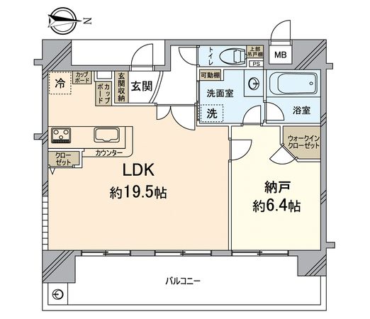 エステムプラザ京都四条烏丸 間取図(平面図)