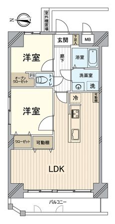 ルイシャトレ三条御幸町 間取図(平面図) ルイシャトレ三条御幸町 間取図(平面図)