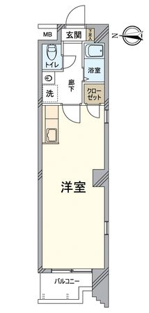 グランディール大宮 間取図(平面図) グランディール大宮 間取図(平面図)