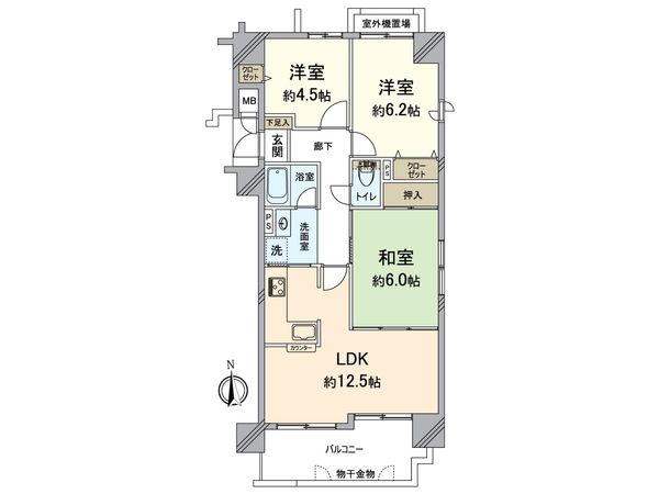 アルモード御所東 間取図(平面図) アルモード御所東 間取図(平面図)