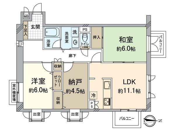 岡崎ガーデンズ 間取図(平面図) 岡崎ガーデンズ 間取図(平面図)