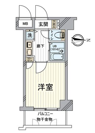 リーガル京都西陣 間取図(平面図) リーガル京都西陣 間取図(平面図)