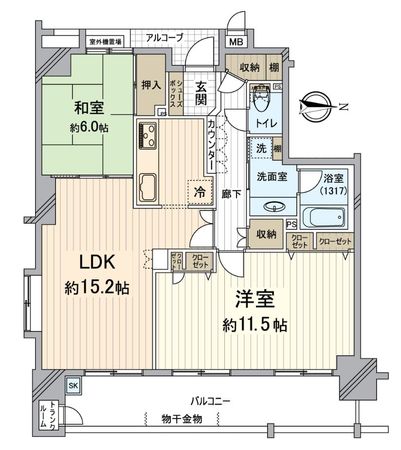 エフュージョン京都今出川 間取図(平面図) エフュージョン京都今出川 間取図(平面図)