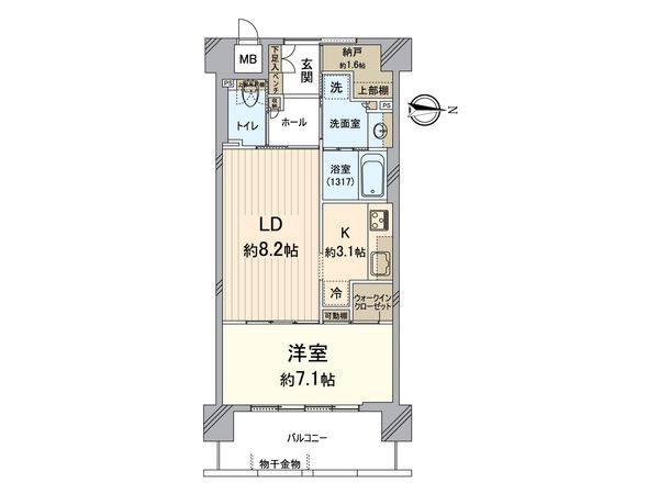 ウィズフィール京都山科 間取図(平面図) ウィズフィール京都山科 間取図(平面図)
