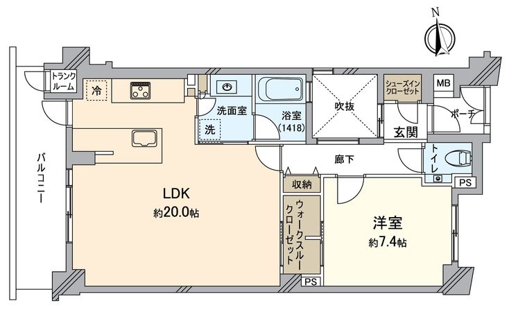 Brillia京都岡崎 間取図(平面図) Brillia京都岡崎 間取図(平面図)