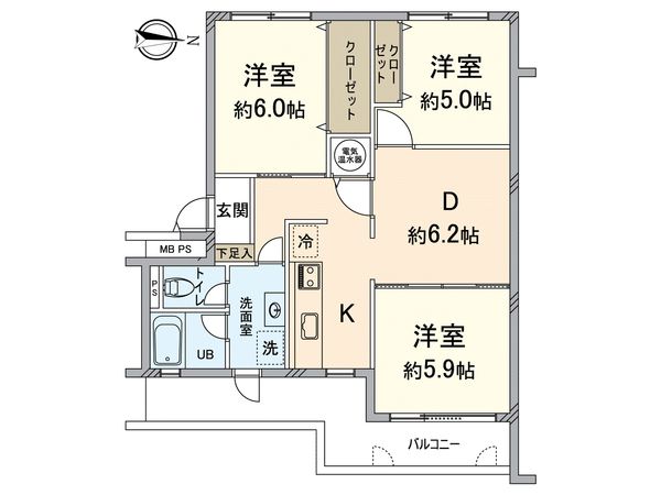 ネオハイツ東山 間取図(平面図) ネオハイツ東山 間取図(平面図)