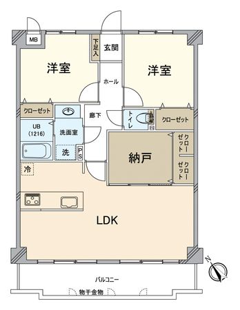 ライオンズマンション山科御陵 間取図(平面図) ライオンズマンション山科御陵 間取図(平面図)