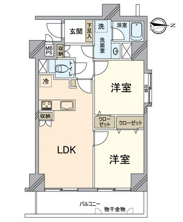 ライオンズマンション西陣南 間取図(平面図) ライオンズマンション西陣南 間取図(平面図)
