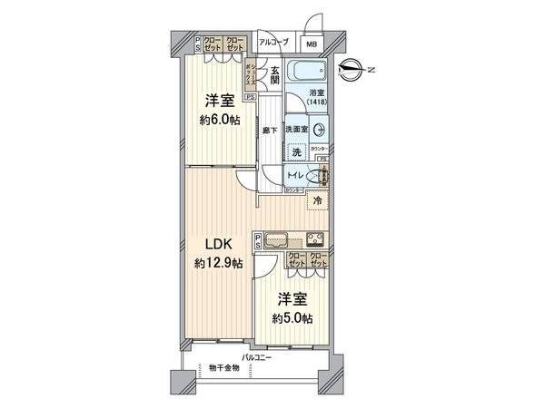 イーグルコート三条京阪 間取図(平面図) イーグルコート三条京阪 間取図(平面図)