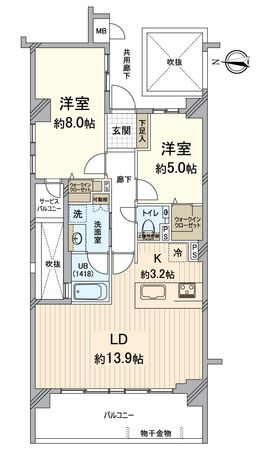 エスリード四条室町 間取図(平面図) エスリード四条室町 間取図(平面図)