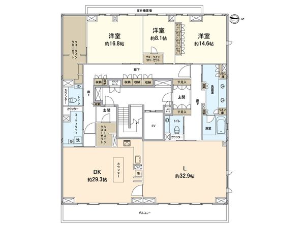 ザ・パークハウス京都鴨川御所東 間取図(平面図) ザ・パークハウス京都鴨川御所東 間取図(平面図)