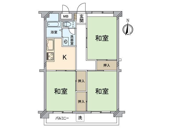 山科住宅 A棟 間取図(平面図) 山科住宅 A棟 間取図(平面図)