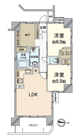 藤和河原町二条ホームズ 間取図(平面図) 藤和河原町二条ホームズ 間取図(平面図)
