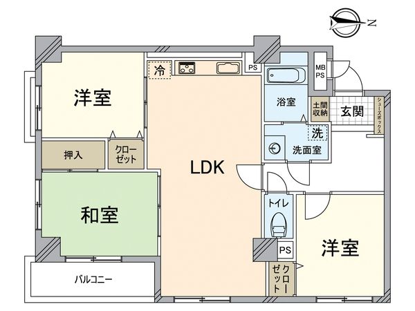 パルテ山科 間取図(平面図) パルテ山科 間取図(平面図)